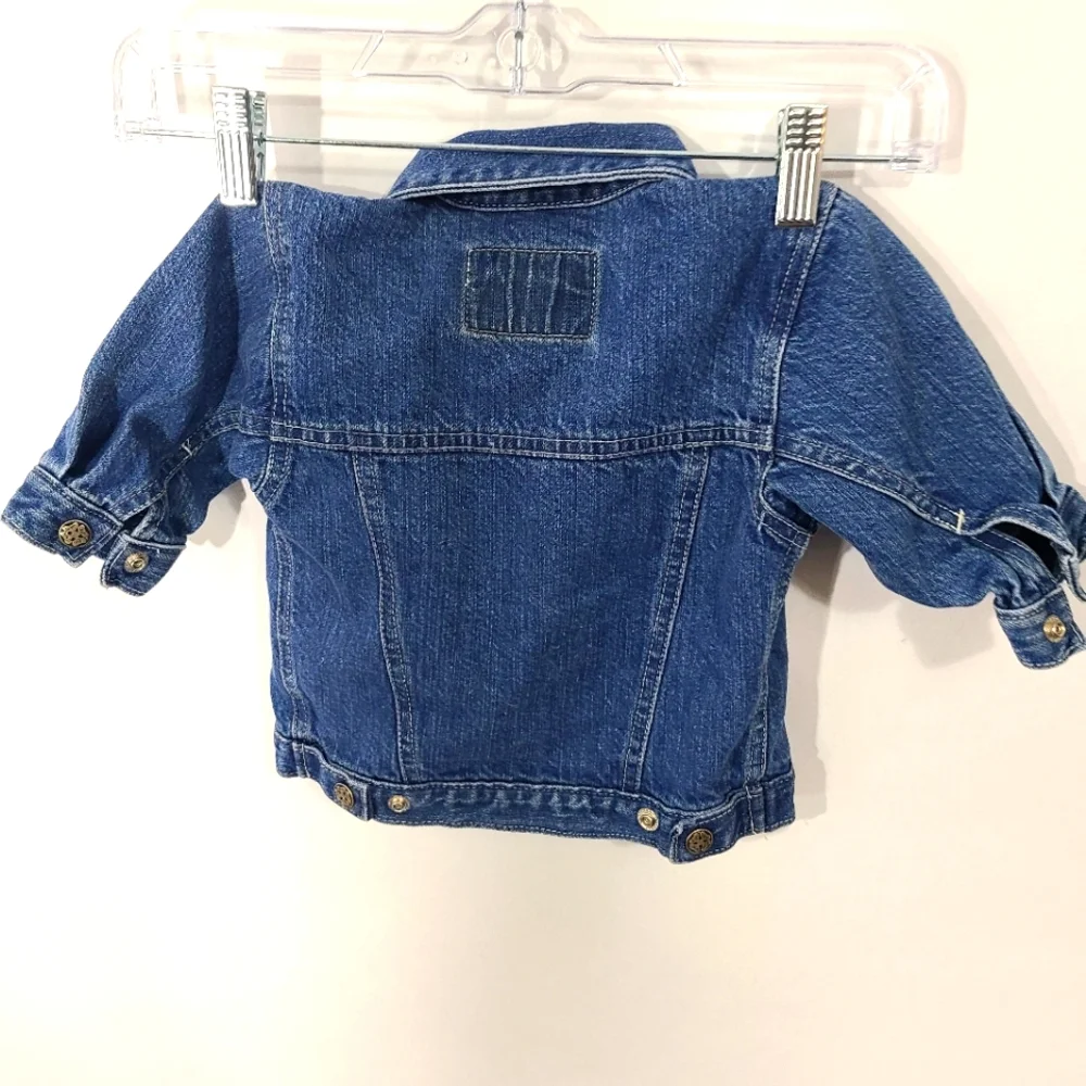 Oshkosh Kids Child Baby 6-9mos Denim Jean Jacket Cotton‎ Unisex